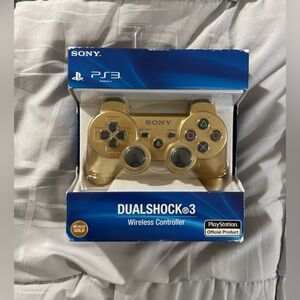 PlayStation 3 DualShock 3 Controller: Metallic Gold PS3 OEM AUTHENTIC BRAND NEW!